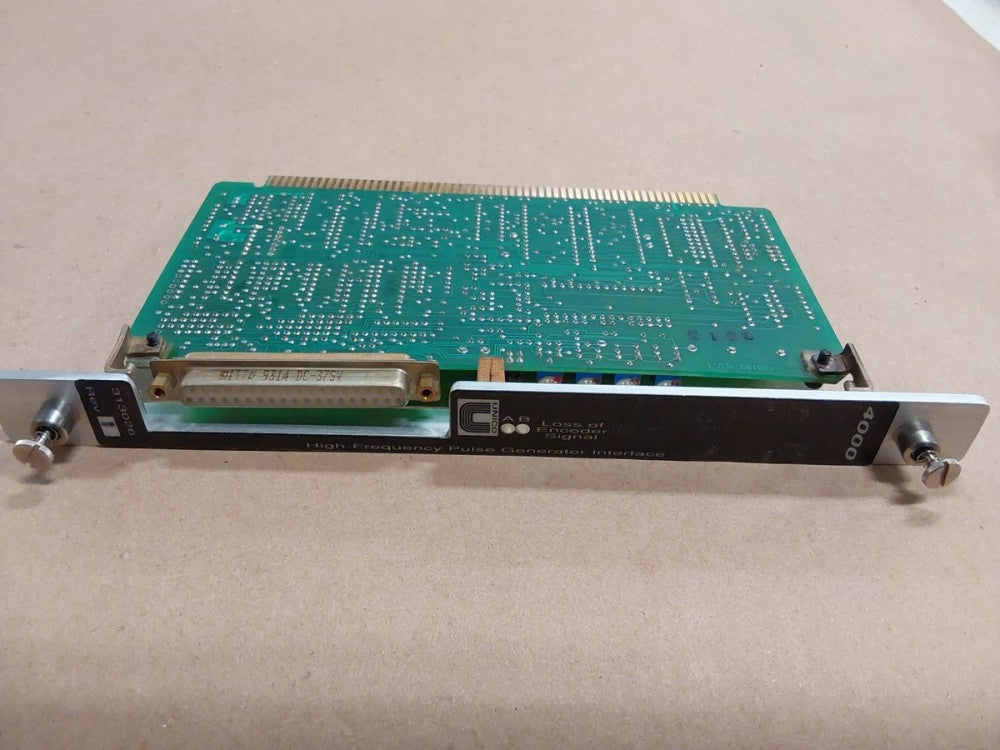UNICO 313026 HIGH FREQUENCY PULSE GENERATOR INTERFACE REV 1..312-086.1 9312