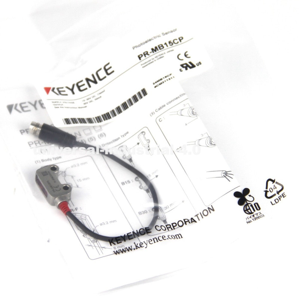 One Brand New KEYENCE PR-MB15CP PRMB15CP Photoelectric Switch Sensor