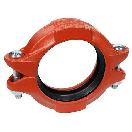 Gruvlok 0390000321 Flexible Coupling,Ductile Iron, 3 1/2 In