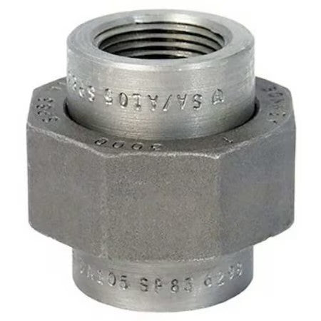 Anvil 0361501802 Union Union, 2" Pipe, Fnpt, Black Forged Steel, Class 3000