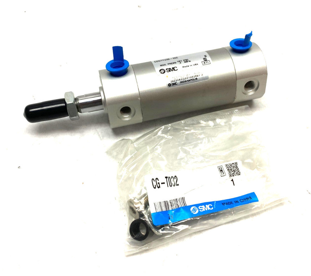 SMC CDG1YU32-25Z Precision Smooth Cylinder, Round Body MISSING BRACKET