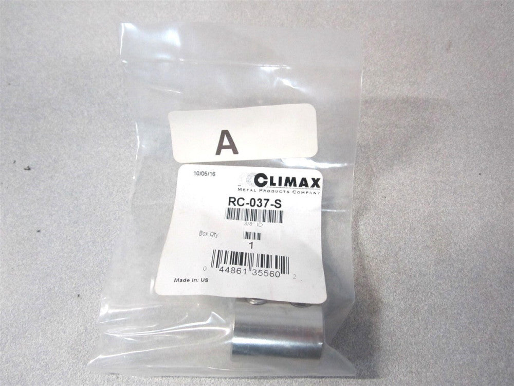 Climax (RC-037-S) 3/8" x 3/4" x 1" Stainless Steel Set Screw Rigid Coupling