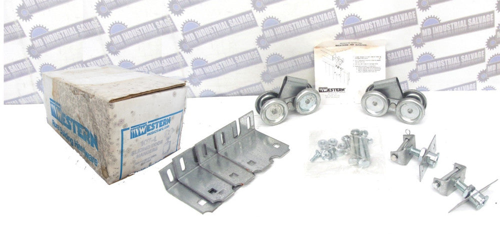 WESTERN - 107-L - SLIDING DOOR HANGER Pivot & Swing - 1-1/2" to 2 3/8" thick 