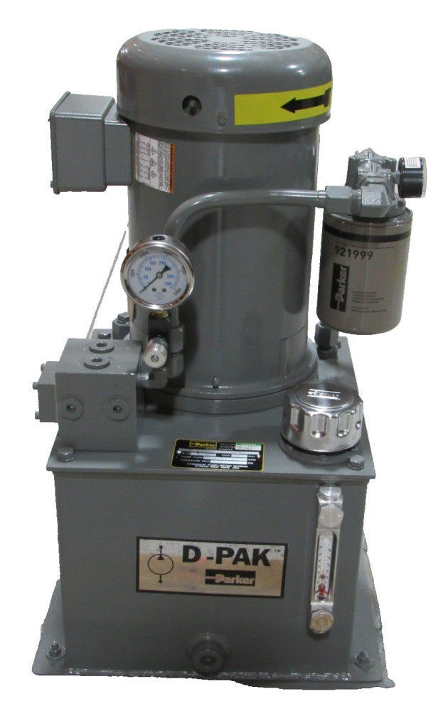 NEW PARKER D51-8DKS3PK0/21 HYDRAULIC PUMP 5GAL 1.8GPM 3HP D518DKS3PK021