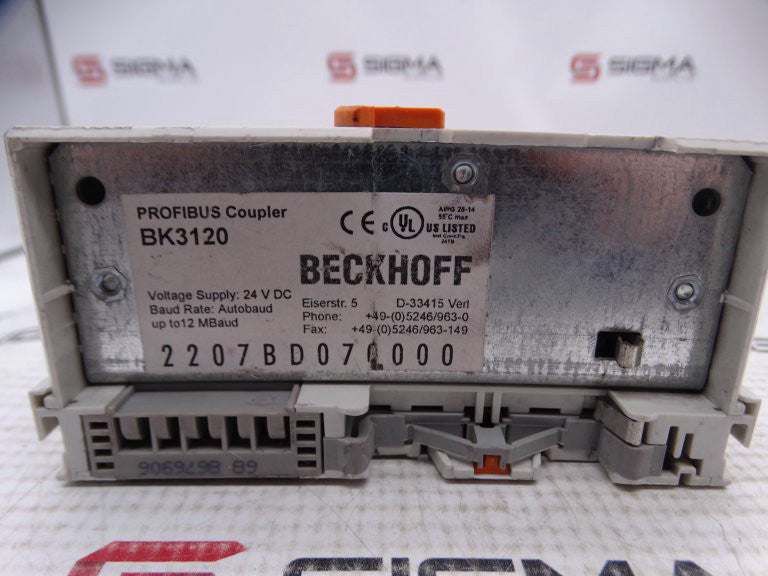 BECKHOFF BK3120 PLC MODULE
