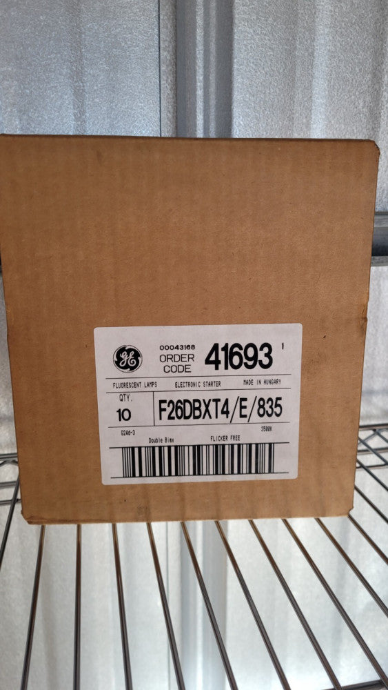 Sealed Case Of 10 GE F26DBXT4/E/835 26 Watt Biax D Fluorescent Lamps