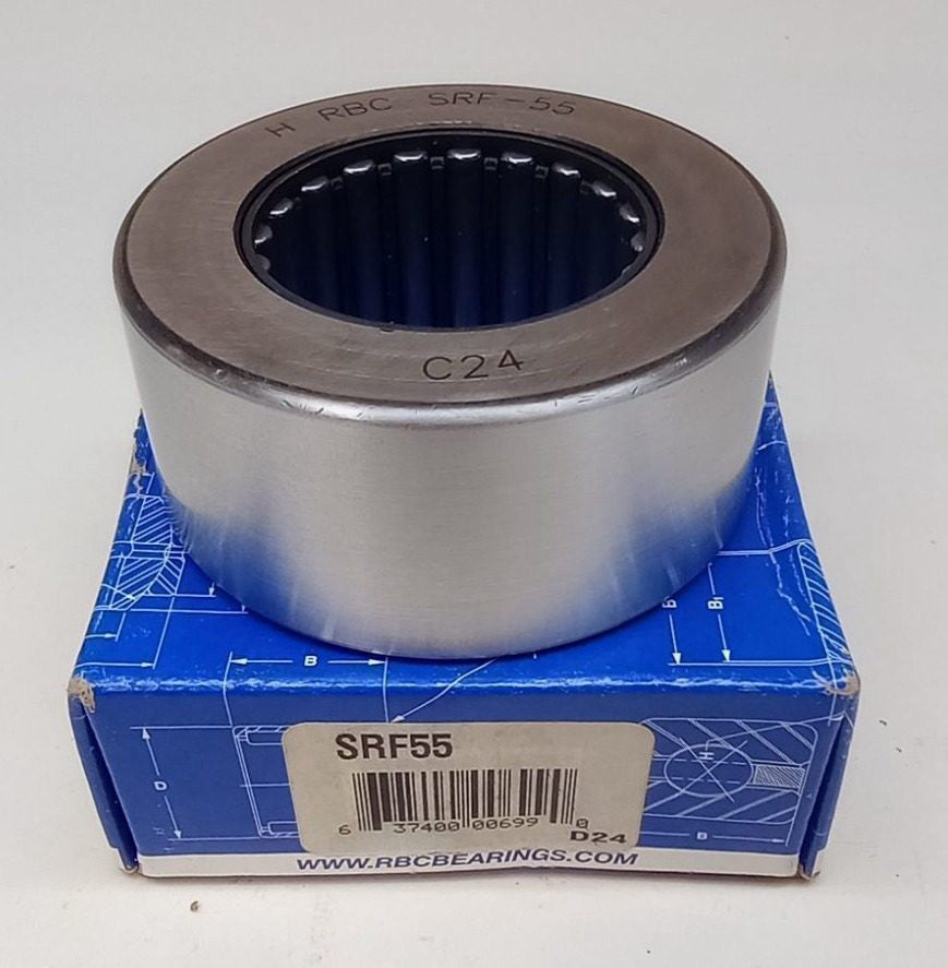 RBC SRF55 Caged Roller Follower Unsealed 1-1/2" Bore 2-3/4" Roller Diameter