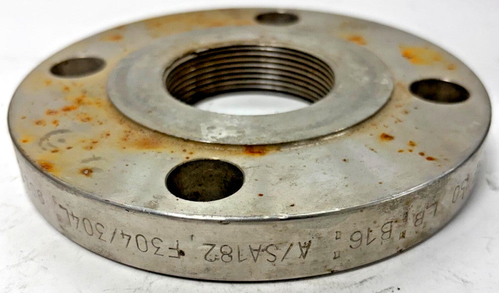 RAISED FACE FLANGE BLRF SIZE 2" 150LB B16 A/SA182 90321 CARBON STEEL STAINLESS