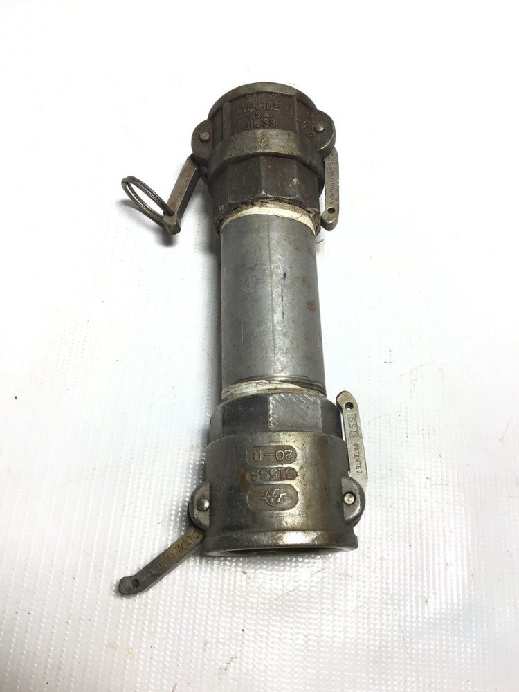 Ever-Tite 20-D Seal Fast Type D Cam and Groove Coupling 316 Stainless Steel