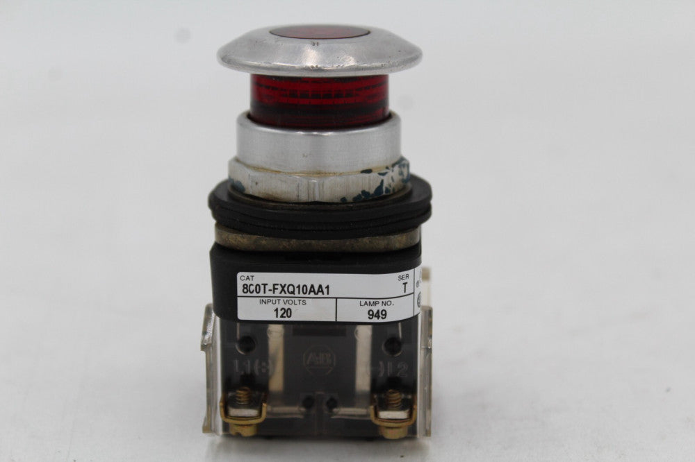 Allen Bradley 800T-FXQ10AA1 Red Push Button