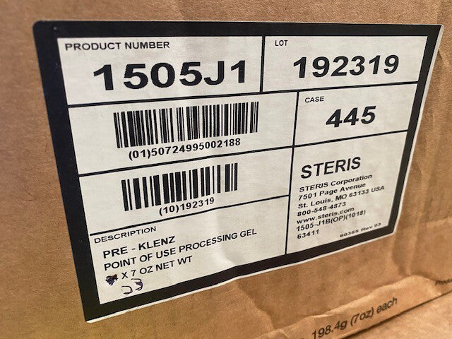 (Box of 23) Steris 1505J1 GEL TRANSPORT INSTRUMENT 7OZ PRE-KLENZ 