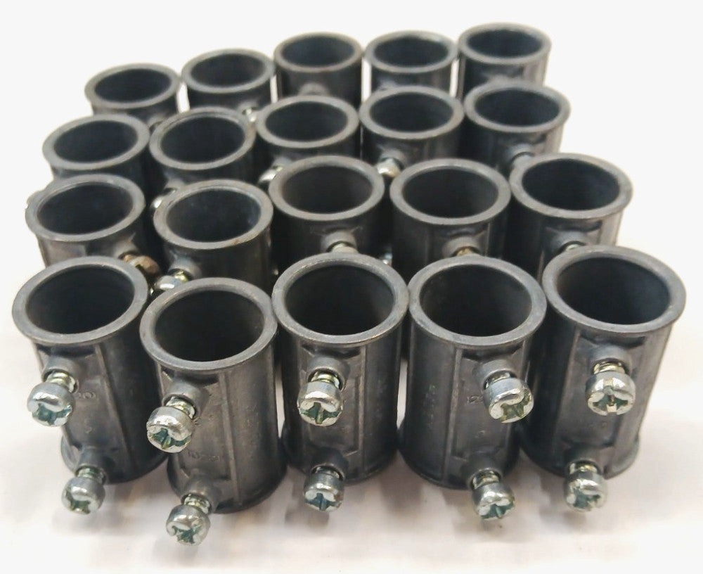 HALEX 3/4" SET SCREW COUPLING 12201 OAL 1-1/2"  ALUMINUM  LOT OF 20