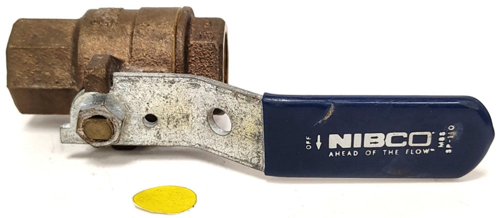 NIBCO 3/4" BRASS BALL VALVE 3/4" MSS-SP-110