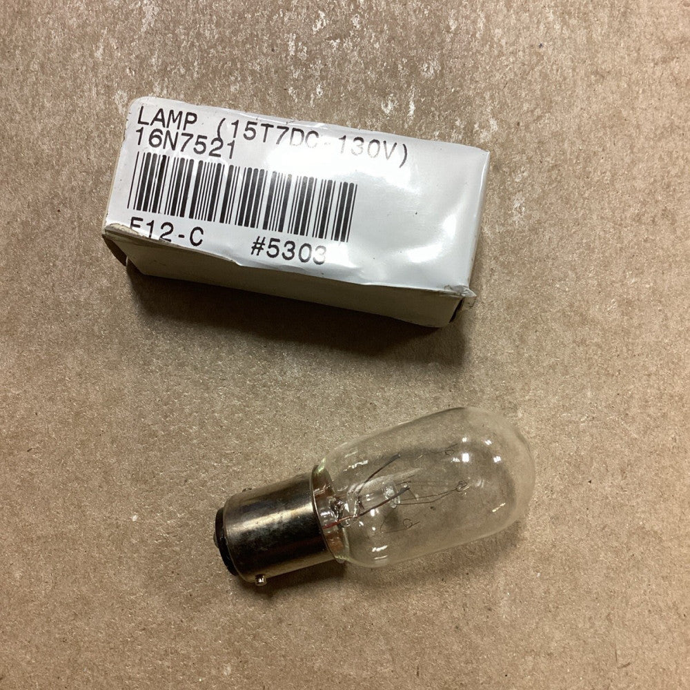 15T7DC-130V LAMP, INCANDESCENT, 130V, 15W Lot Of 2 G65