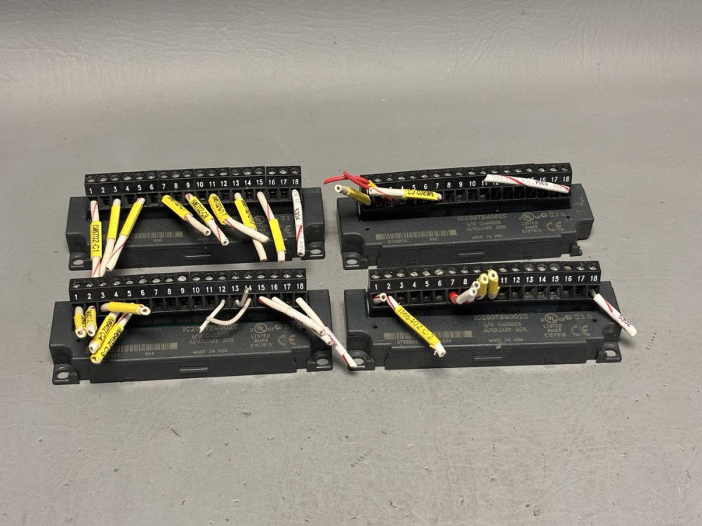 4- GE Fanuc IC200TBM002C 18 Point I/O Carrier Auxiliary Box