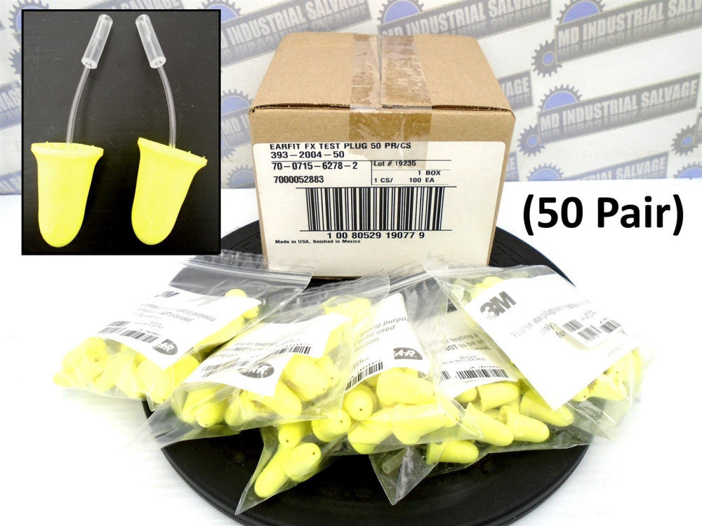 (50 Pair) 3M - 393-2004-50 - E-A-R Soft EARFIT FX Probed Test Ear Plugs - (NEW)