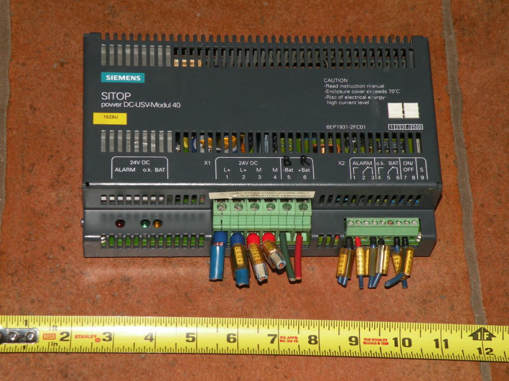 Siemens 6EP1931-2FC01 SITOP power DC-USV-Modul 40 Guaranteed