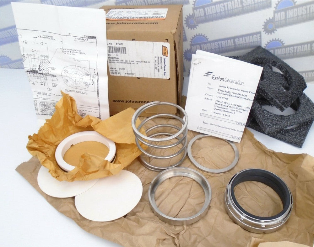JOHN CRANE - B19617 - 3" Bellow Shaft Seal ASSY - MR:0-RG DRAW:FSP-4647 MAT:B30