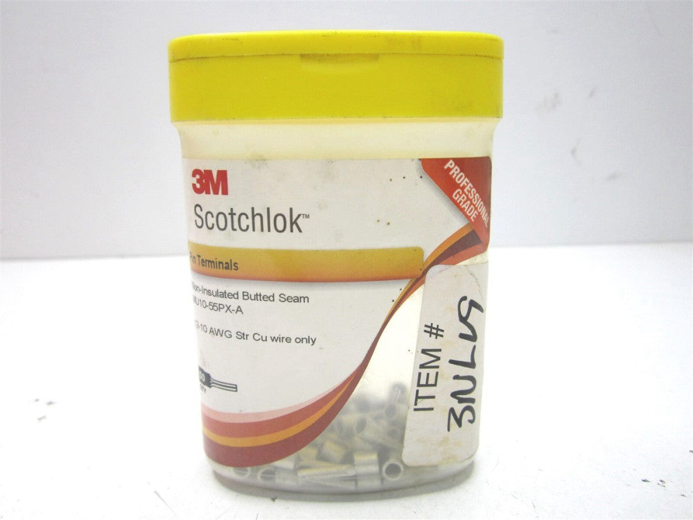 3M (MU10-55PX-A) 347°F Max Temp Bare Butted Terminal Pin - Pack of 50