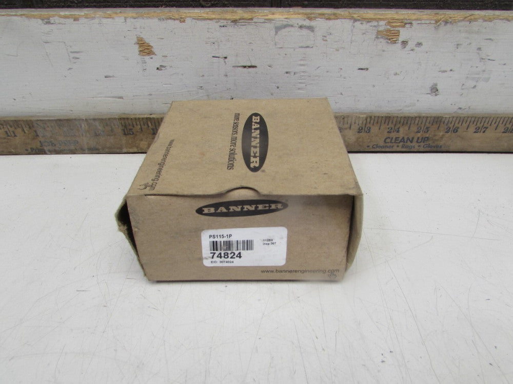 NEW BANNER 74824 SENSOR INTERFACE AC POWER SUPPLY PS115-1P ,NIB! MAKE OFFER!