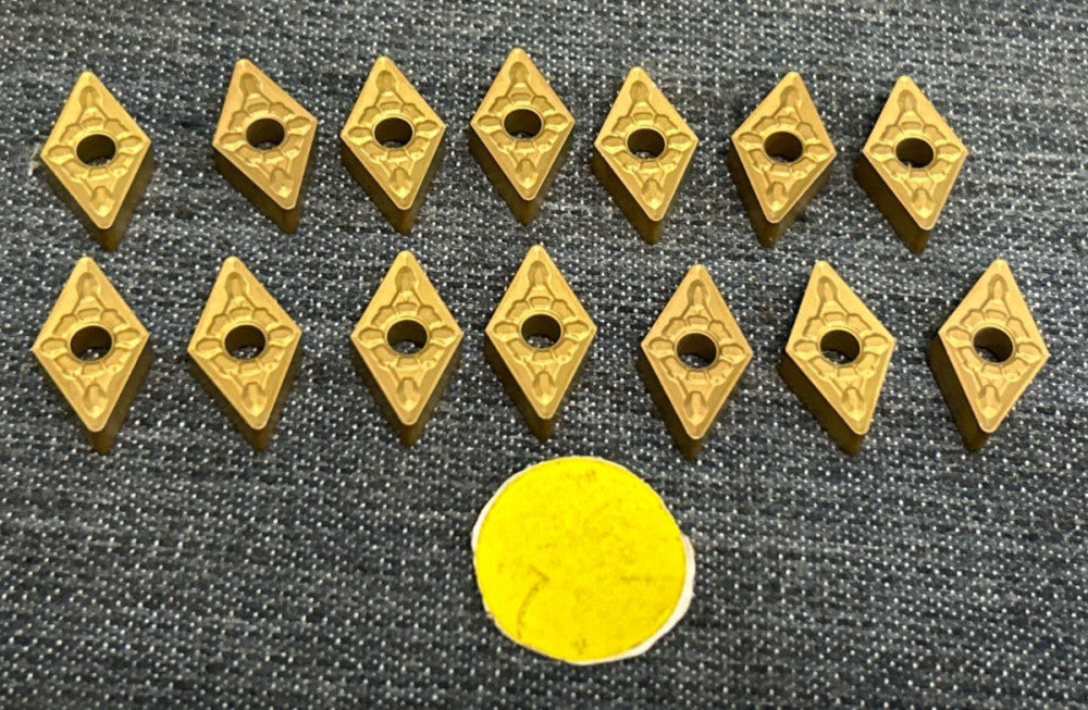 TUNGALOY INDEXABLE TURNING INSERT DNMG 332E-SM T6120  LOT OF 14