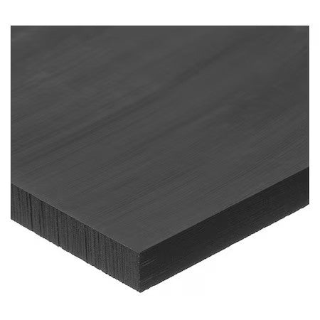 Zoro Select Bulk-Ps-Uhmwb-38 Black Uhmw Polyethylene Sheet Stock 120" L X 48" W
