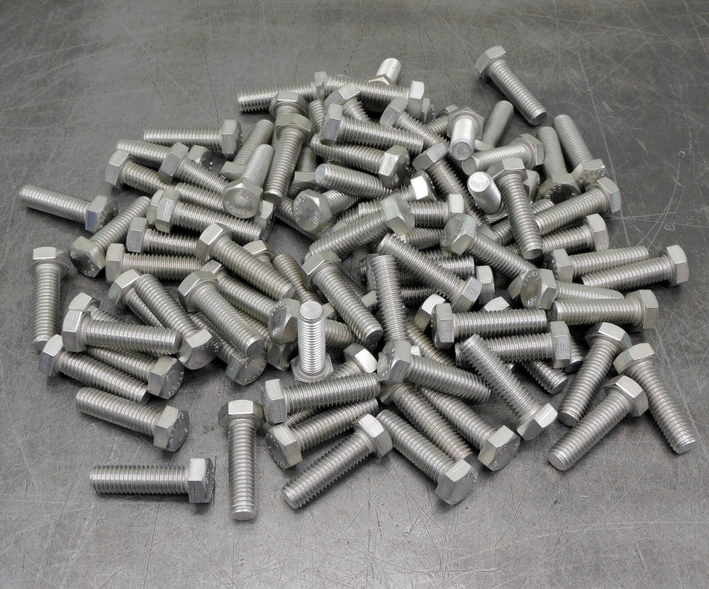 THE S30400 1/2"X2" Hex Head Stainless Steel Bolt Course Lot of Ninety-Eight (98)