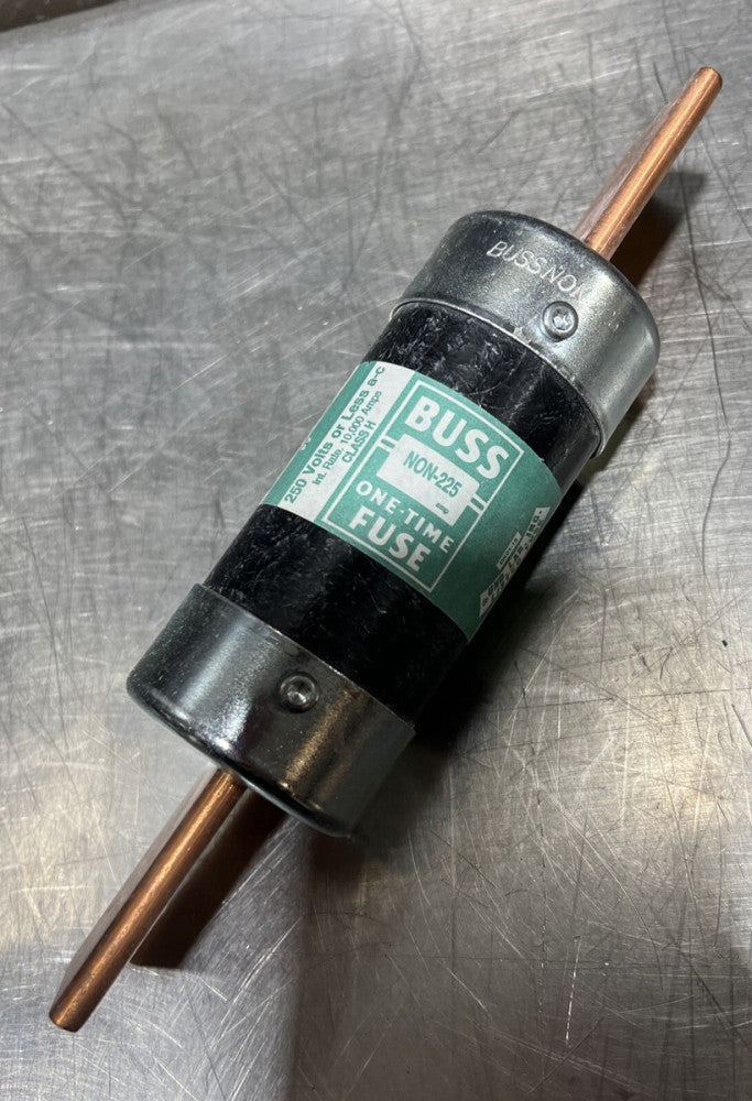 BUSS NON-225 ONE TIME 225A 250 VOLT FUSE Nos Surplus