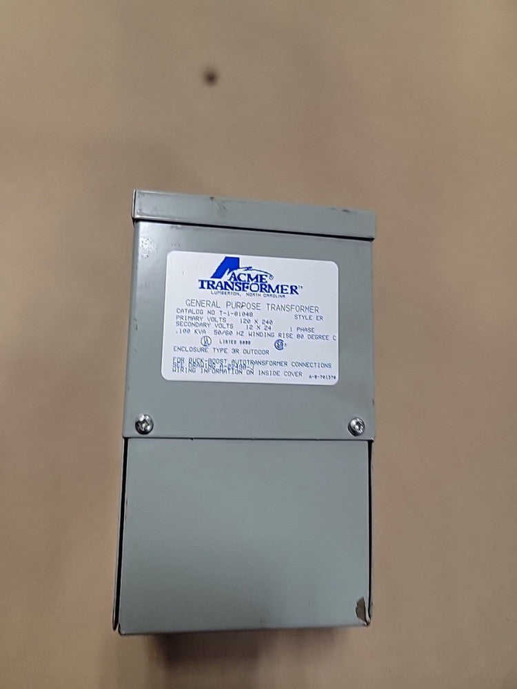 ACME ELECTR T1-81048 Gen Purpose Transformer/Buck-Boost, Single Phase 50/60HZ