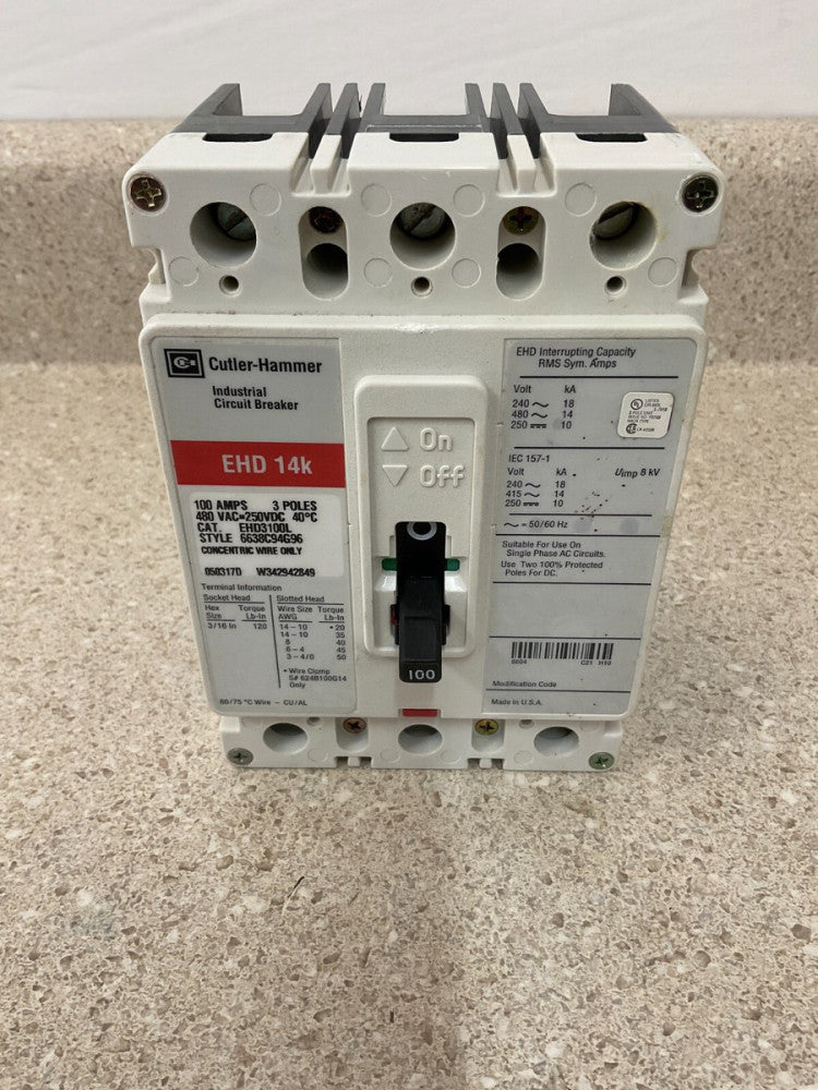Cutler Hammer EHD3100L NEW