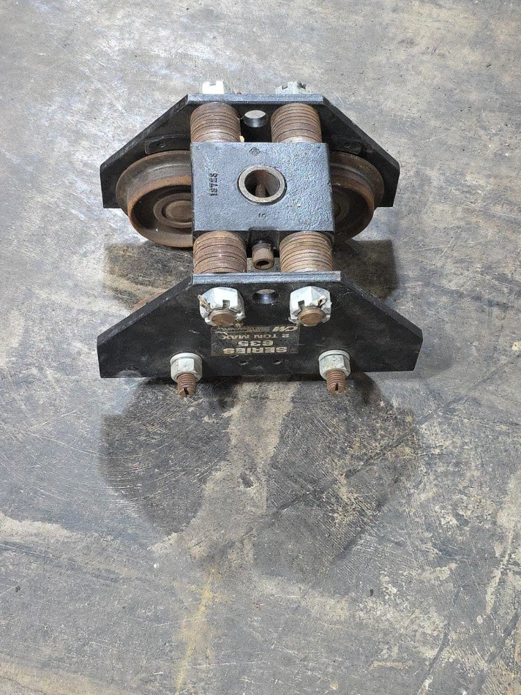 CM Lodestar 3575 Low Headroom 635 Series Hoist Beam Trolley 1 Ton Capacity