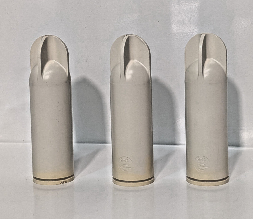 Lot of 3 Sorvall 425 centrifuge adapter tubes as pictured, good condition