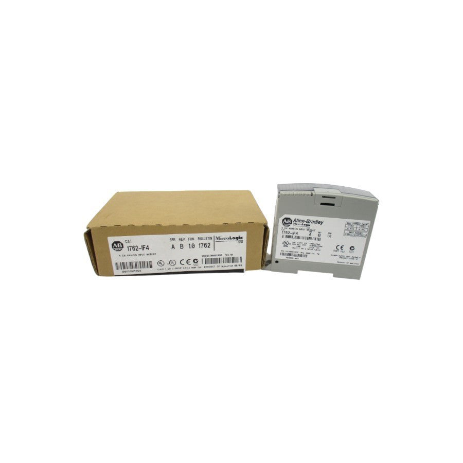 ALLEN BRADLEY 1762-IF4 SER. A F/W 1.0 24VDC 0.05A REV. B NSMP