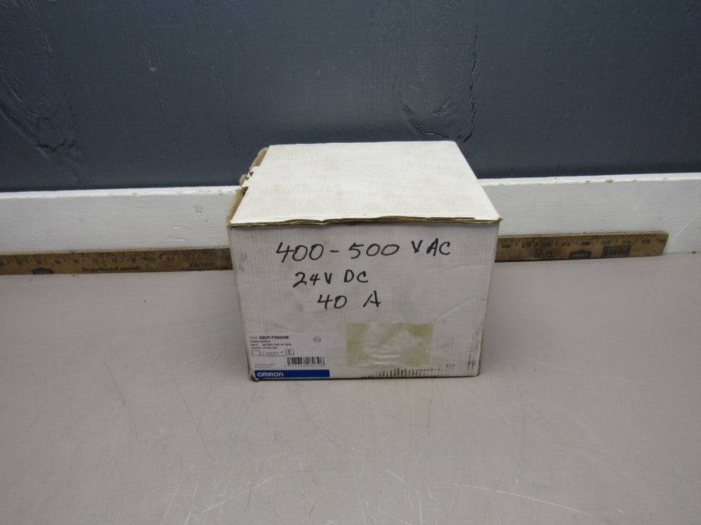OMRON S8VT-F96024E POWER SUPPLY 400-500V3AC 24VDC 40AMP, NEW IN BOX! MAKE OFFER!