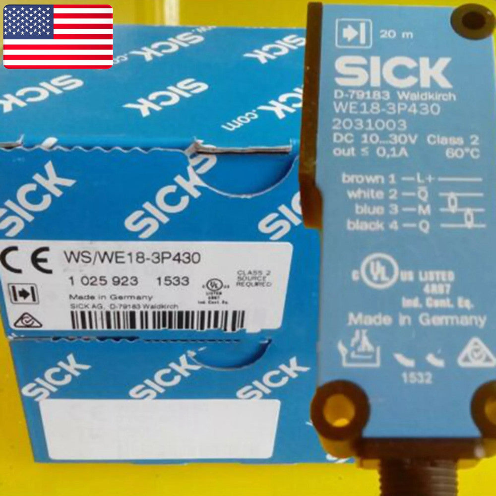 One Brand New SICK WS/WE18-3P430 Photoelectric Switch Sensor - US Stock