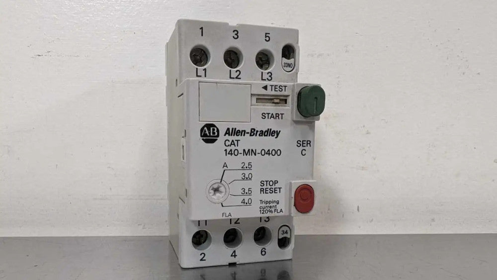 Allen-Bradley 140-MN-0400 140-A210 Manual Motor Starter Circuit Breaker Ser C 2.