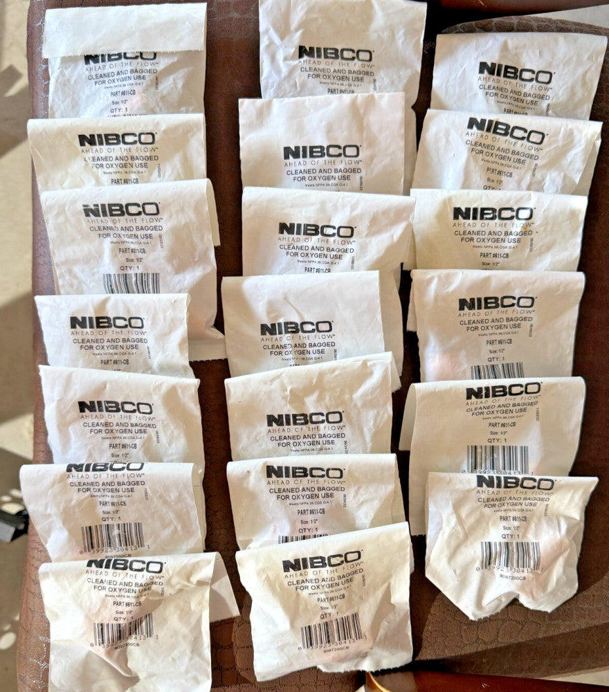 (Lot of 20) Individually Packed NIBCO 611-CB 1/2" 9097200CB Copper Tee
