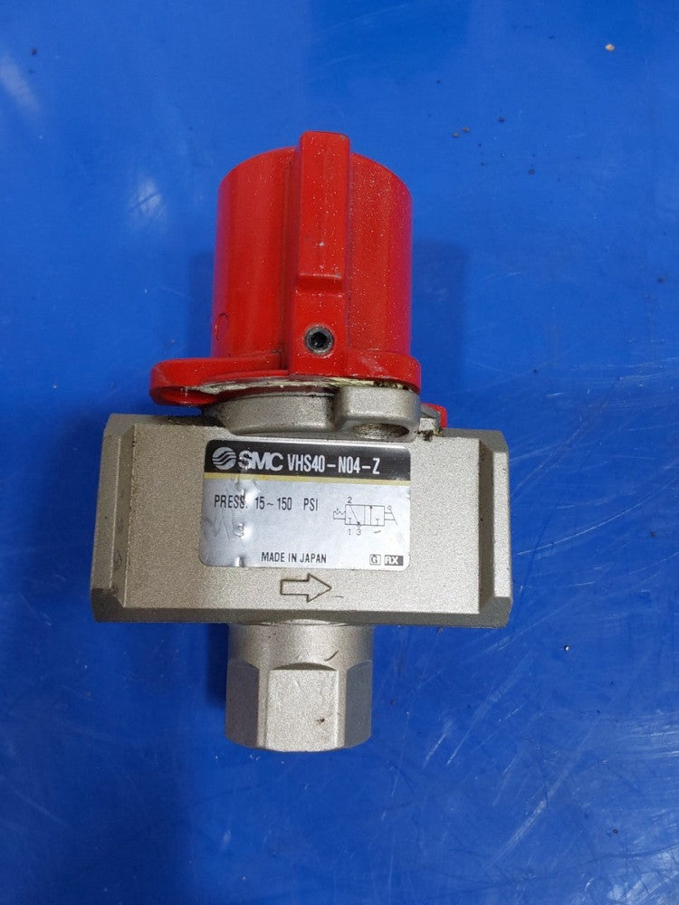 SMC VHS40-N04-Z Pneumatic Lockout Shut Off Valve 3 Port VHS40