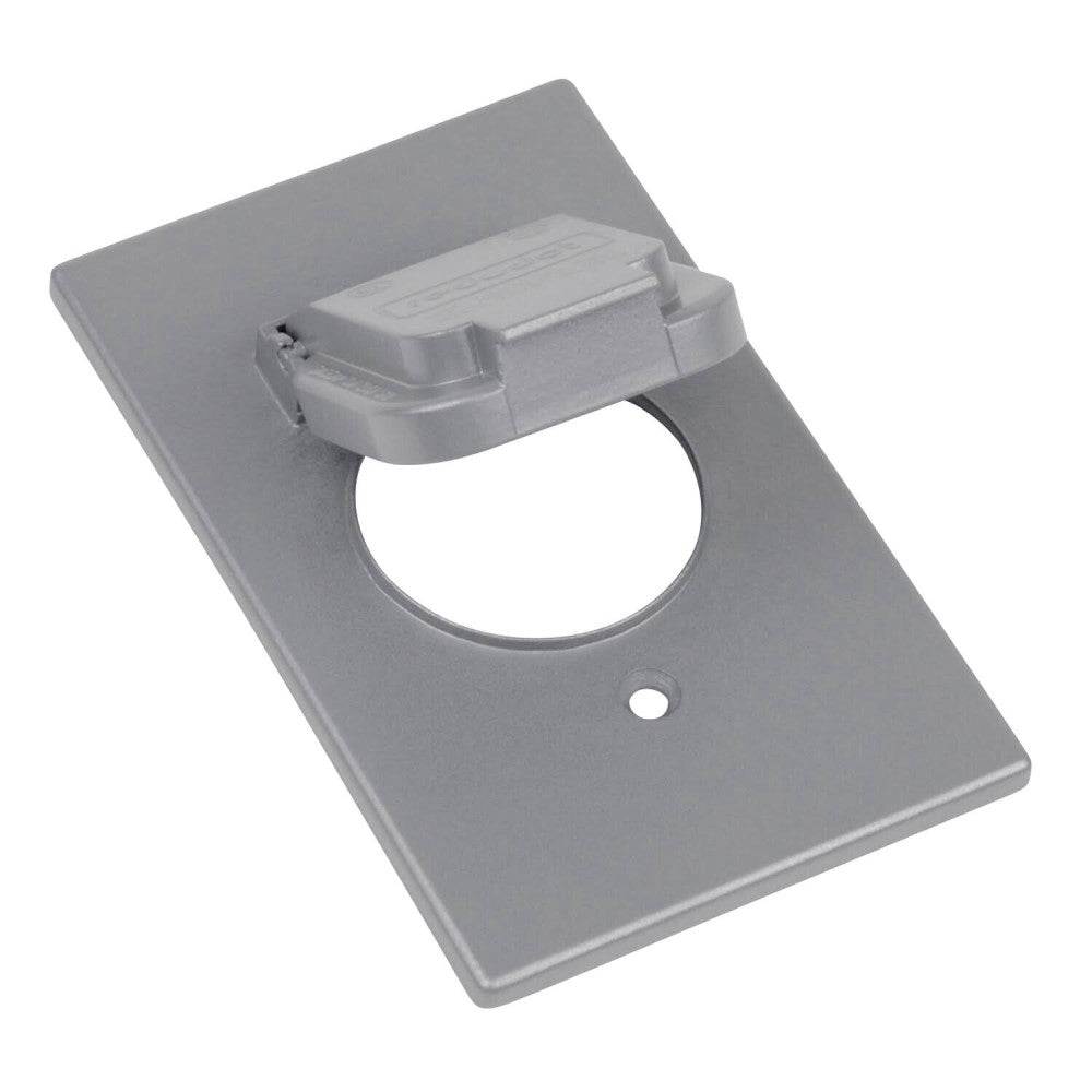 RED DOT CCSV Single Gang WP/Single Box-Cover-Silver, Weatherproof(LOT of 6)