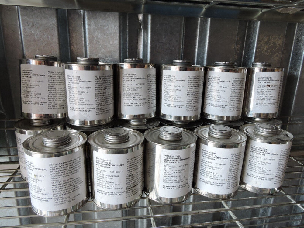 (17 QT's) 9150-01-502-368 Refrigerant Compressor York K Lubricating Oil