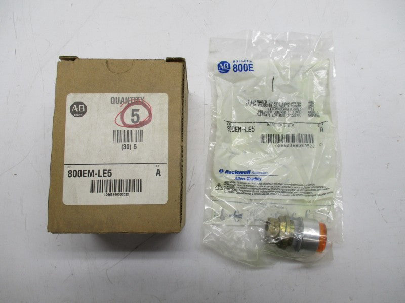 ALLEN BRADLEY 800EM-LE5 SER. A (BR/WH) NSMP