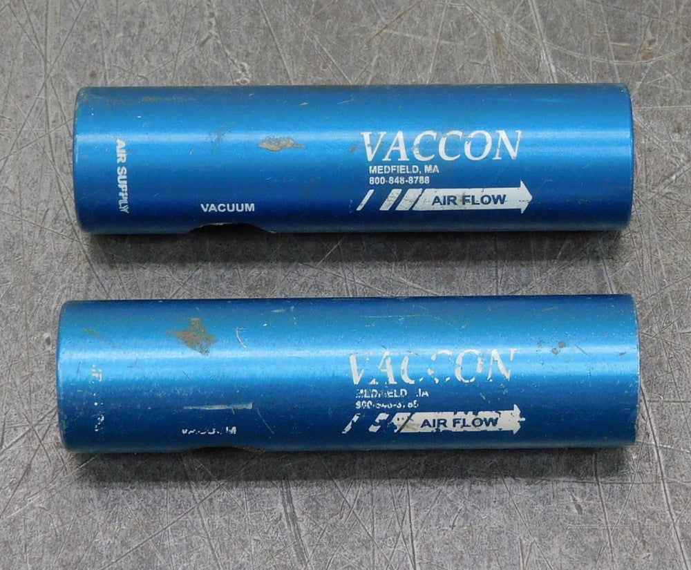 Vaccon JS-90M Cylindrical Vacuum Pump 1/8" NPT Lot of Two (2)