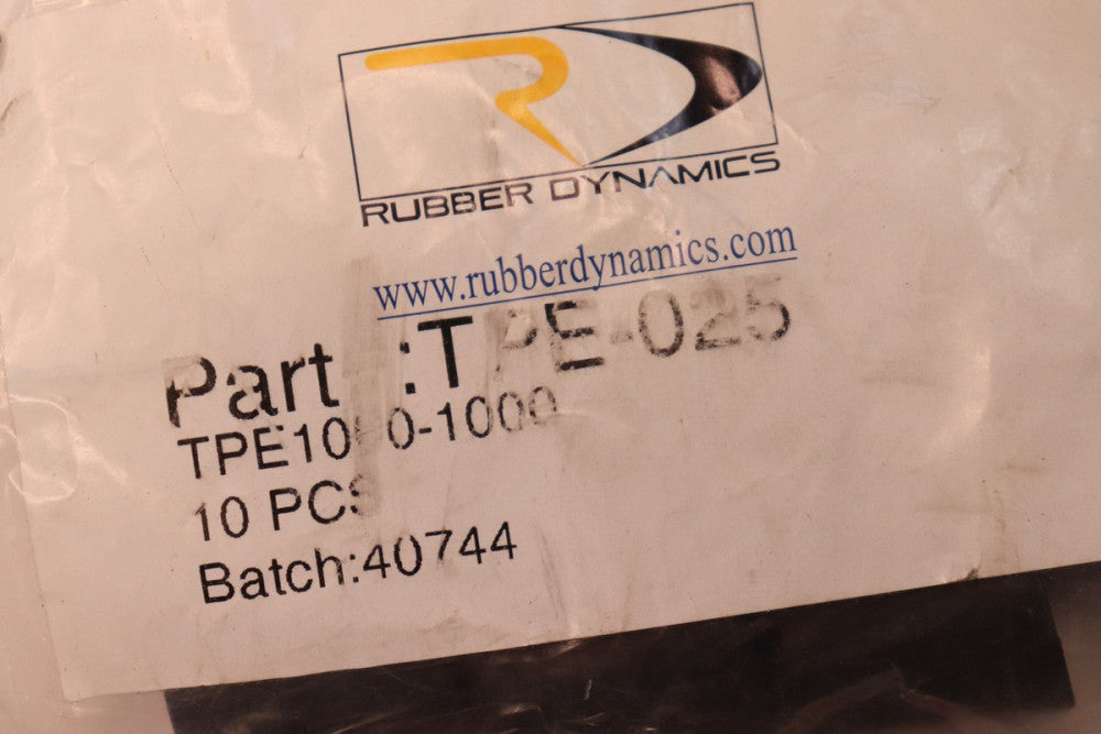  (10-Pk) Rubber Dynamics Tapered Plug Black TPE-025