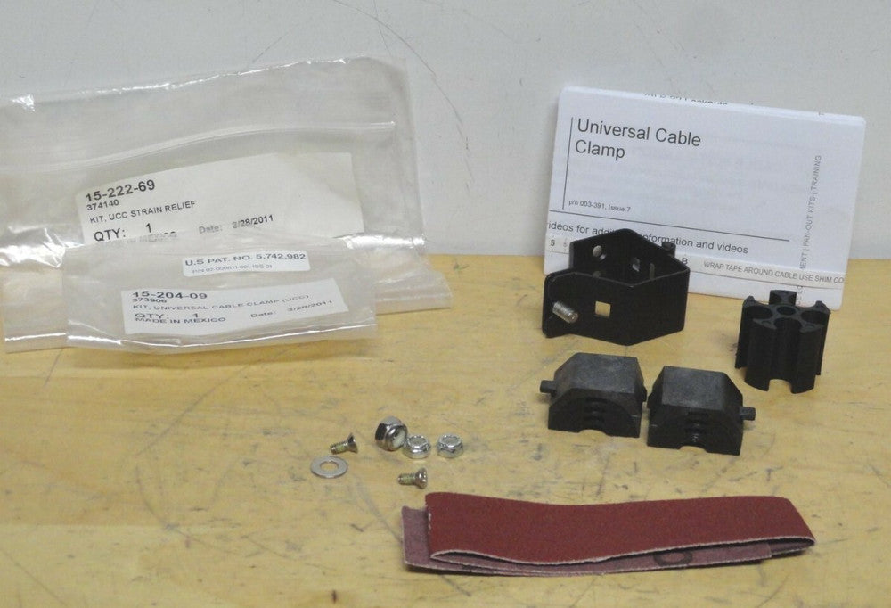 CORNING - UNIVERSAL CABLE CLAMP - UCC - STRAIN RELIEF KIT - PN: 15-222-69 