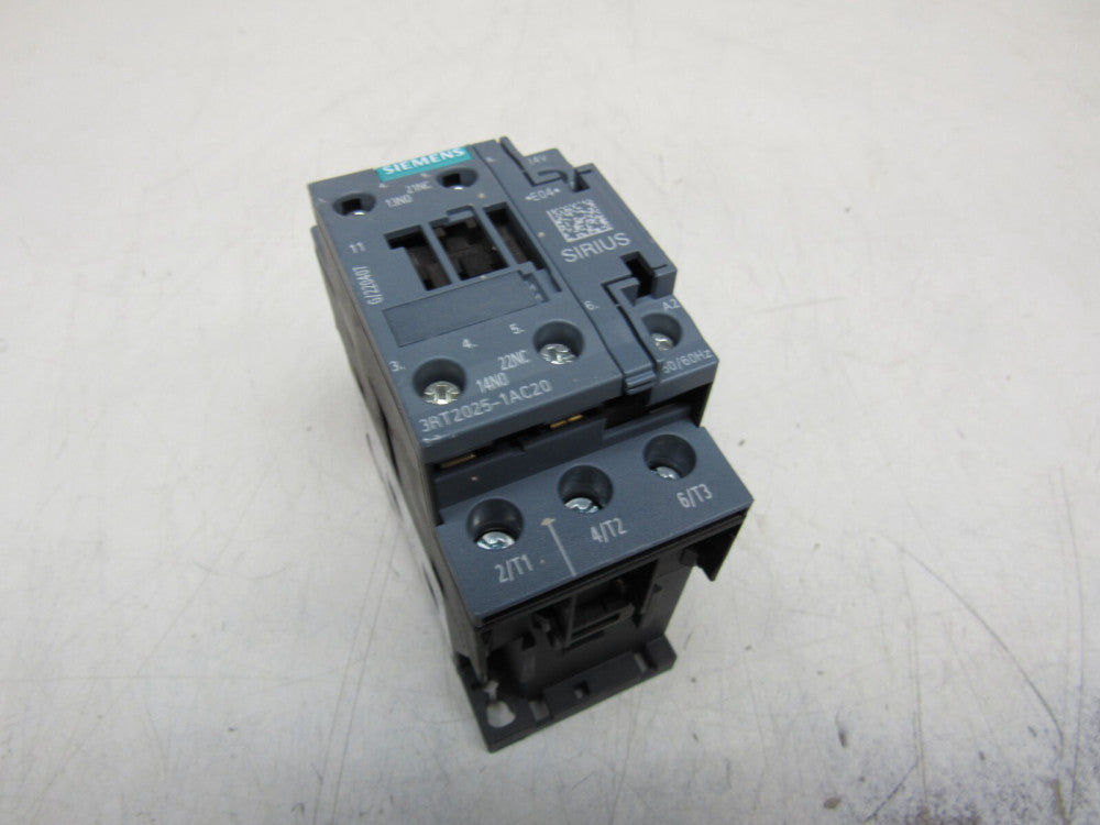 SIEMENS SIRIUS 3RT2025-1AC20 24V 50/60HZ 17AMP CONTACTOR XLNT USED TAKEOUT M/O!!