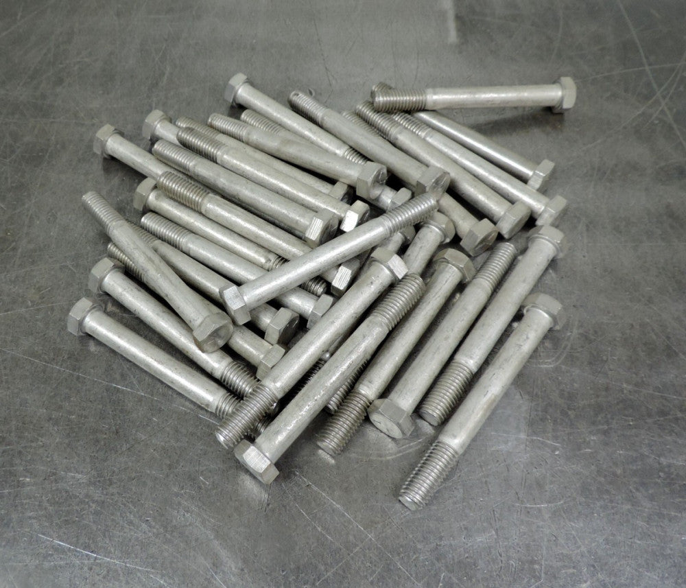 Hex Head Stainless Steel Bolt Course 1/2" x 4-3/4"  Lot of Fifty Five (55)