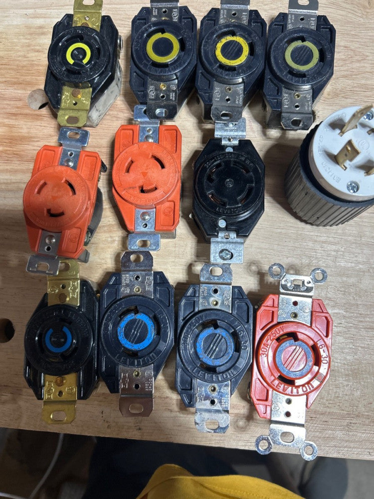 Leviton L5 , L6 , Nema L5 , L14-30 bundle of 12