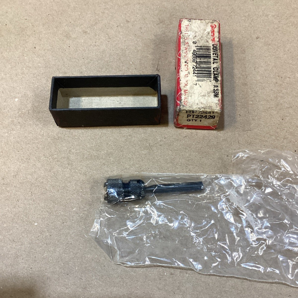 New STARRETT PT22429 Indicator Dovetail Clamp Assembly In Factory Sealed Bag