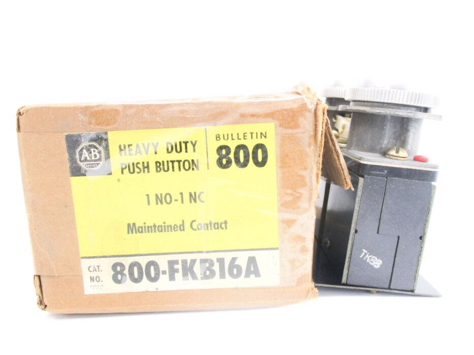 ALLEN BRADLEY 800-FKB16A 600VAC (BR/YL) NSMP