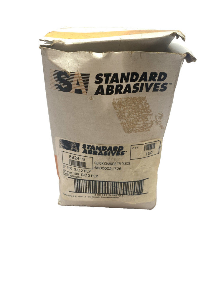 Standard Abrasives 7010330781 2-Ply Abrasive Disc PKG OF 74